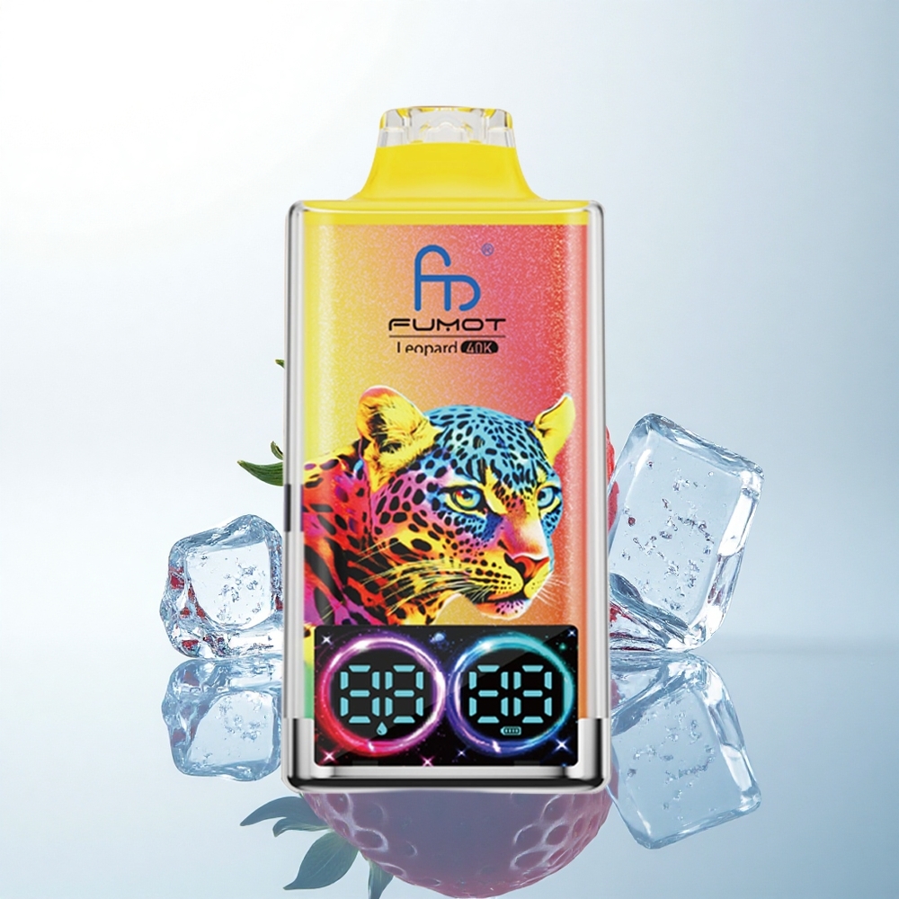 Fumot Leopard 40K Puffs イチゴアイス 5% デュアルメッシュ 700mAh