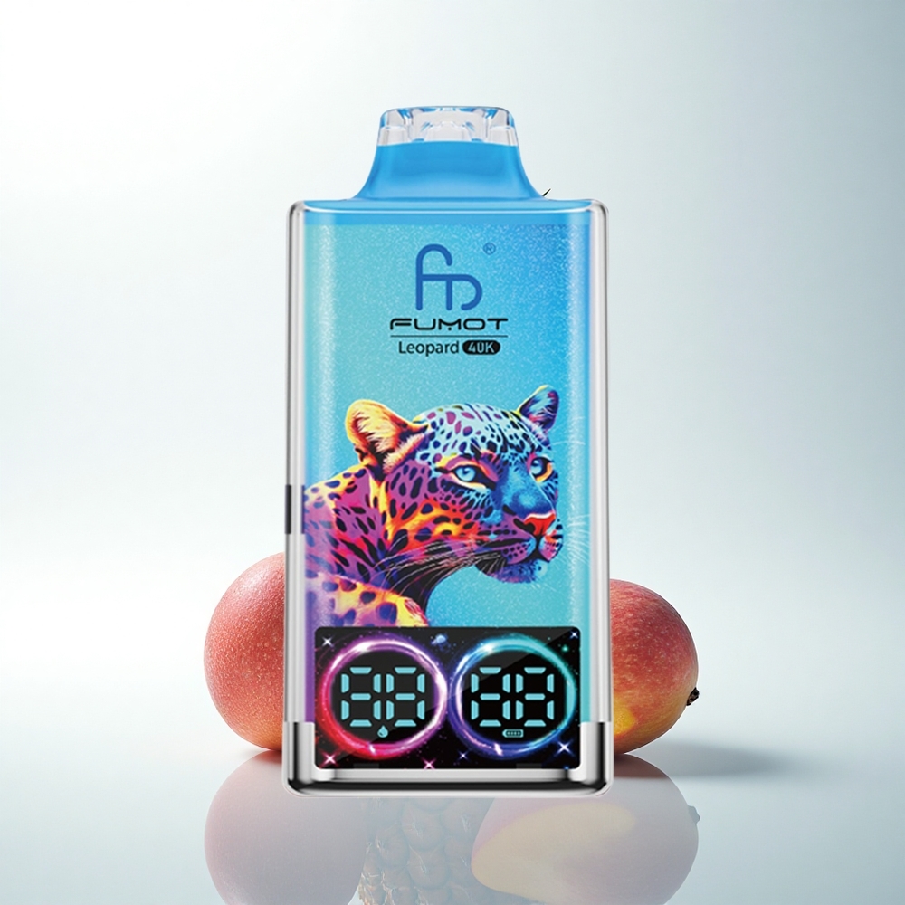 Fumot Leopard 40K Puffs ピーチマンゴーパイナップル デュアルメッシュ 5%