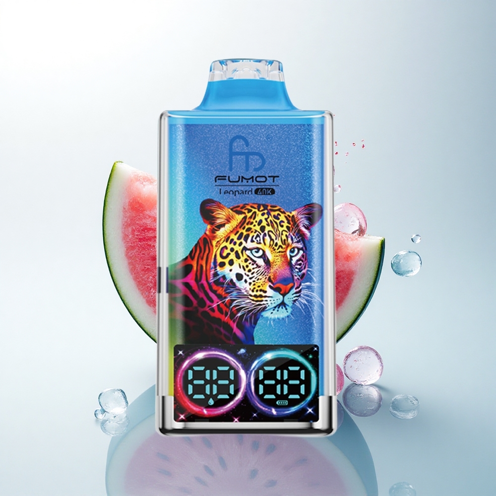 Fumot Leopard 40K Puffs スイカバブルガム デュアルメッシュ 5%