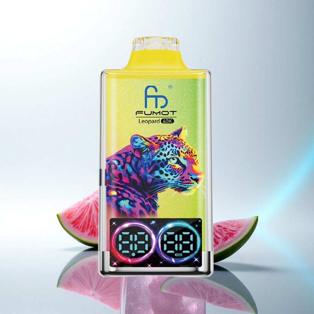 Fumot Leopard 40K Puffs ピンクレモネード デュアルメッシュ 5%