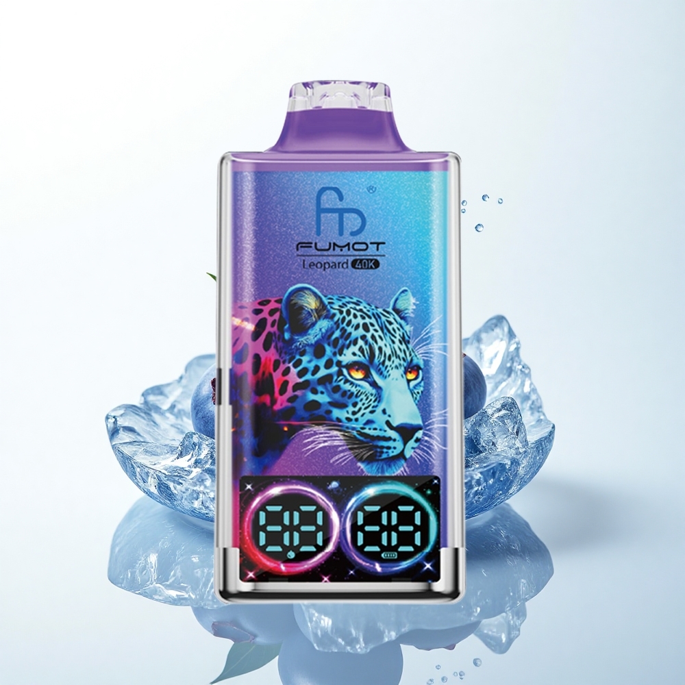 Fumot Leopard 40K Puffs ブルーベリーオンアイス デュアルメッシュ 5%