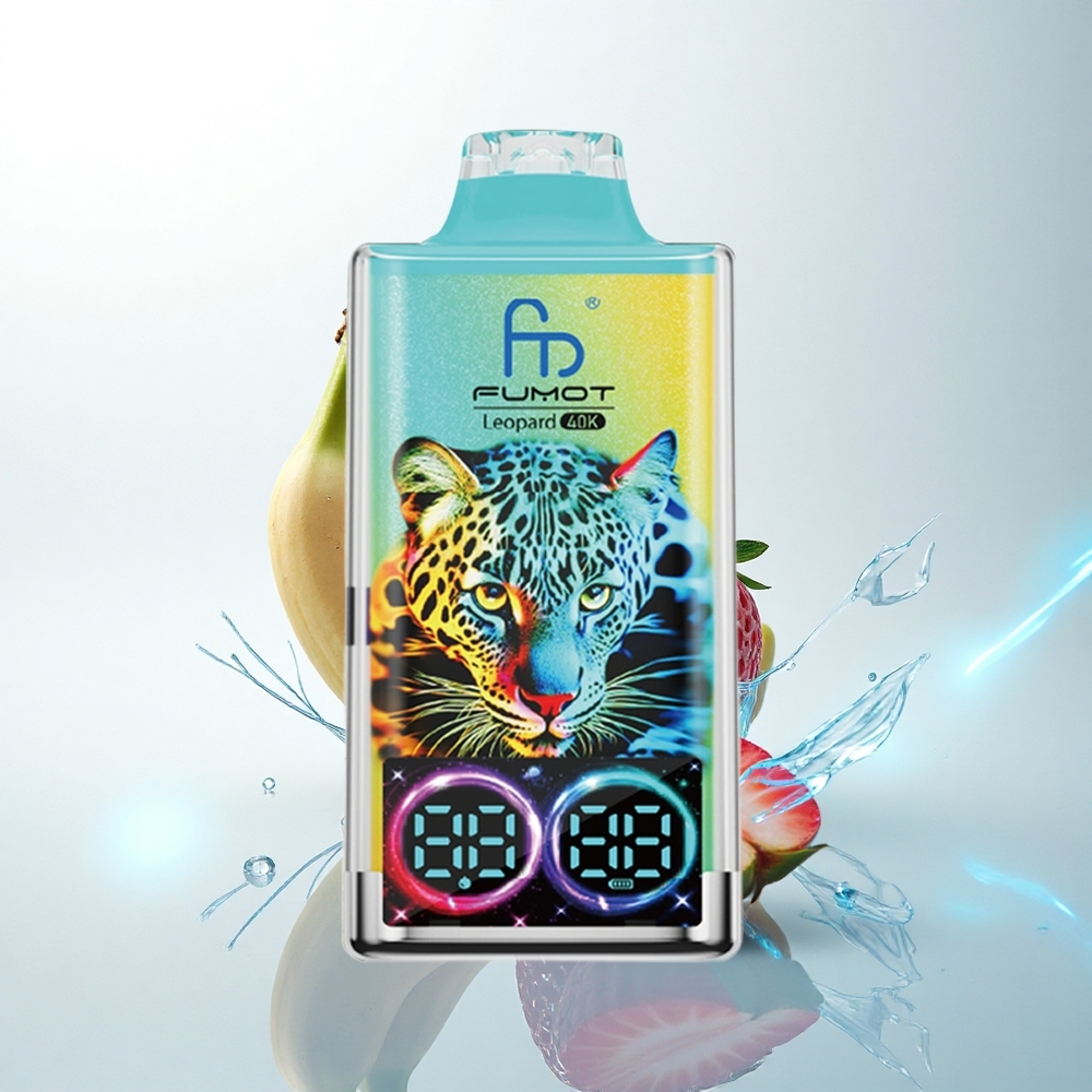 Fumot Leopard 40K Puffs いちごバナナ デュアルメッシュ 700mAh