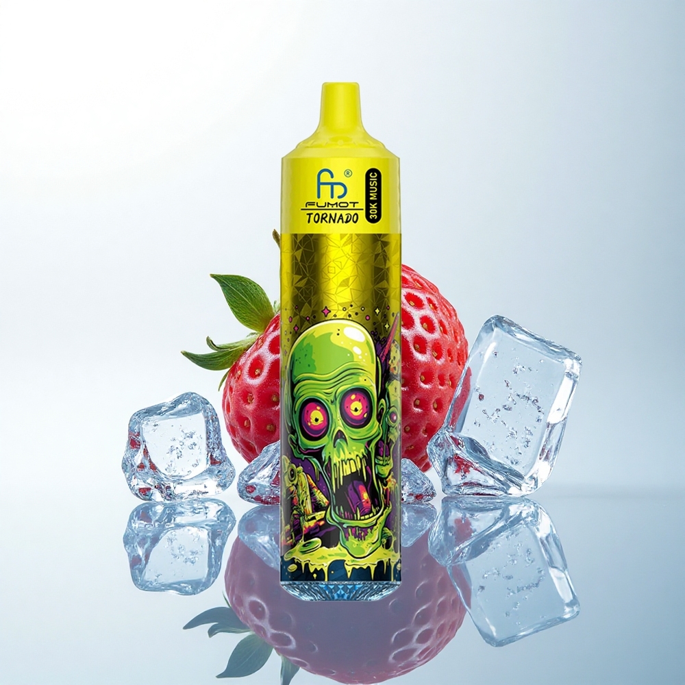 Fumot Randm Tornado 30000 Puffs 苺アイス30mL5％メッシュコイル