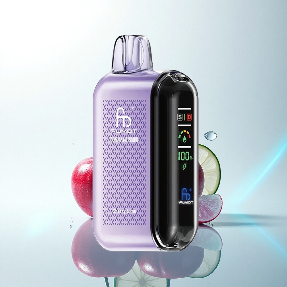 Fumot Tornado 20000 Puffs チェリーライム デュアルメッシュコイル