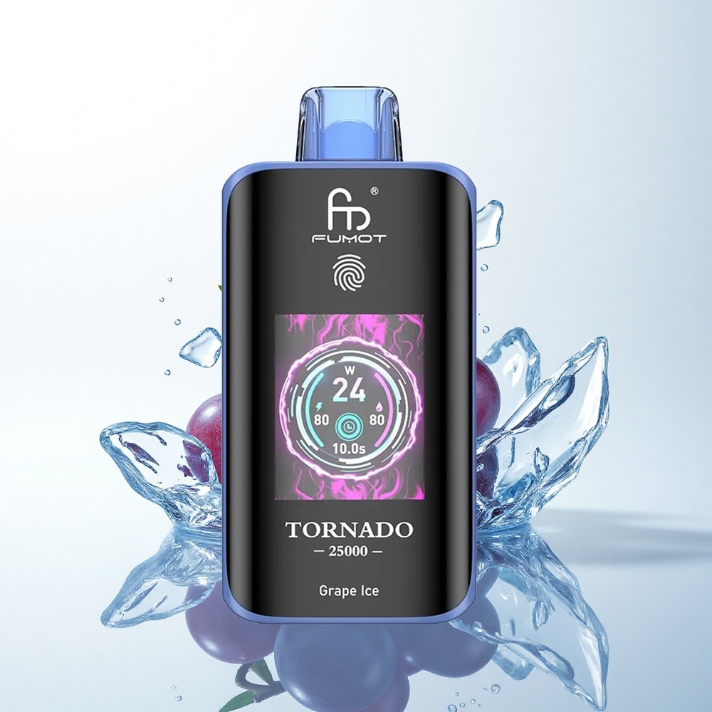 Fumot Tornado 25000 Puffs グレープアイス 700mAh 20ml タイプC