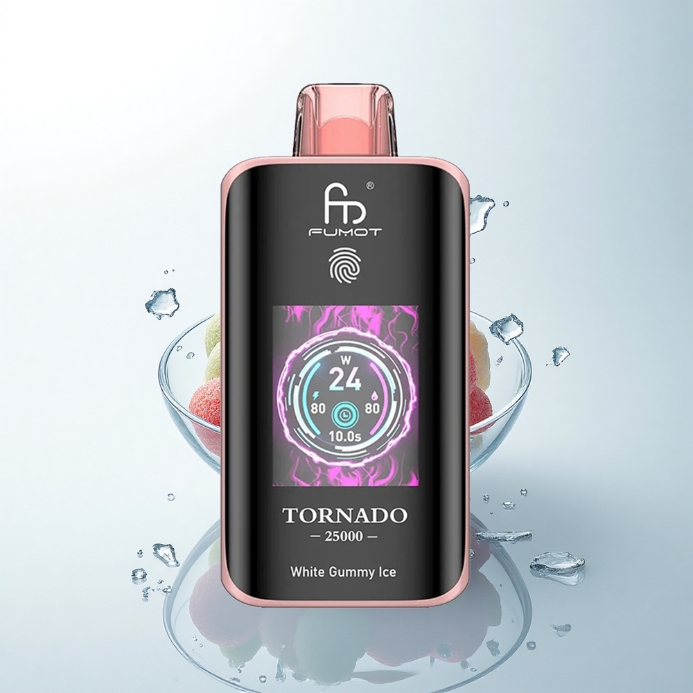 Fumot Tornado 25000 Puffs ホワイトグミアイス 700mAh タイプC