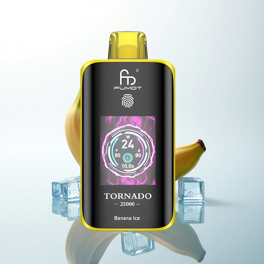 Fumot Tornado 25000 Puffs バナナアイスHD700