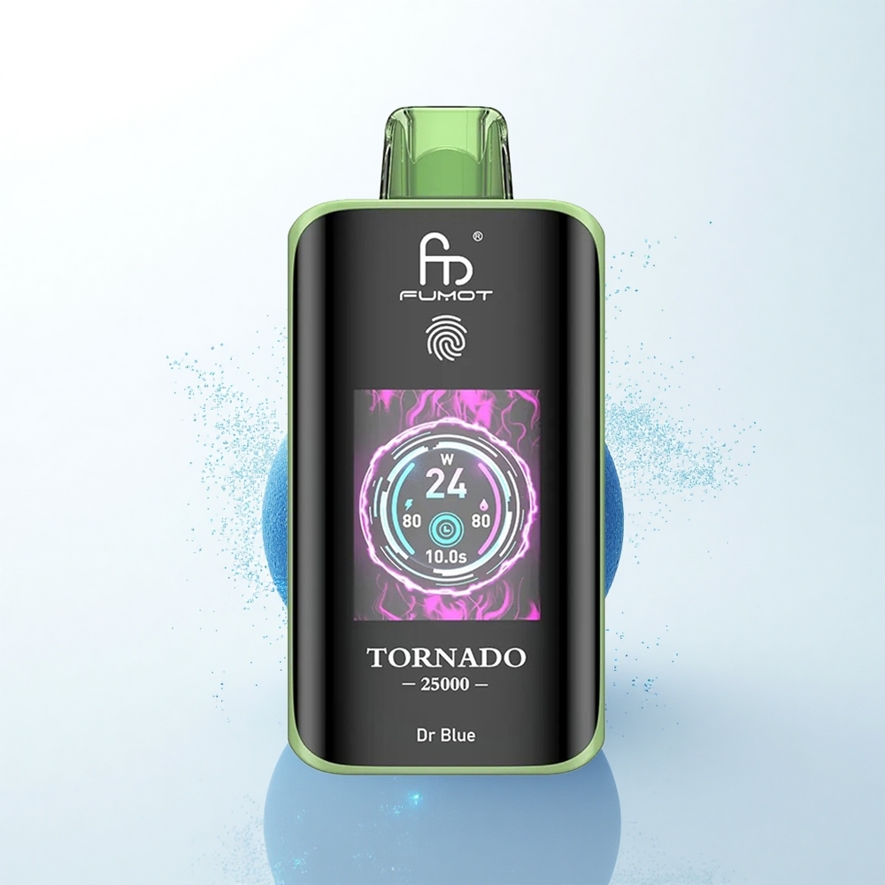 Fumot Tornado 25000 Puffs ブルー・スクリーン・リチャージ