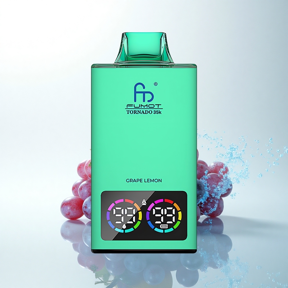 Fumot Tornado 35000 Puffs グレープレモン デュアルメッシュコイル USB-C