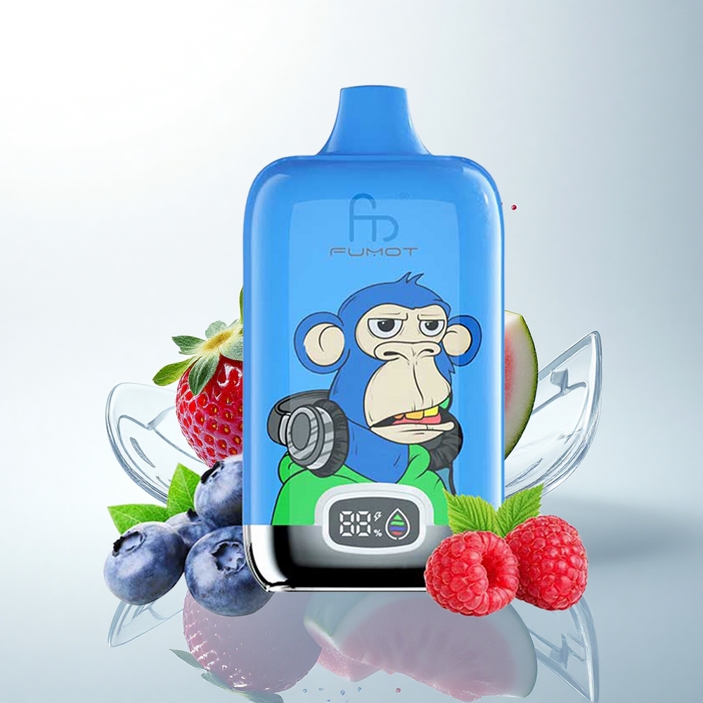 Fumot Tornado Digital Box 12000 Puffs 苺スイカメッシュ550