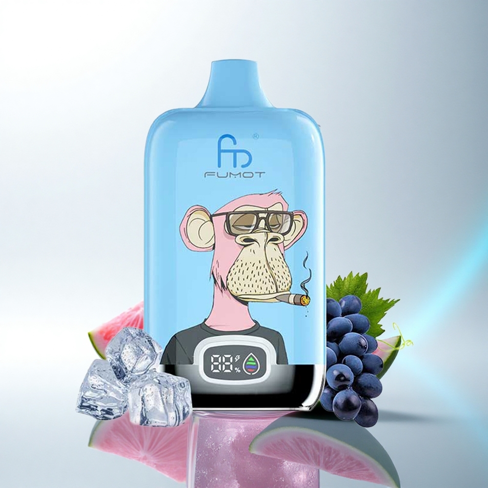 Fumot Tornado Digital Box 12000 Puffs ピンクレモネード メッシュコイル タイプC