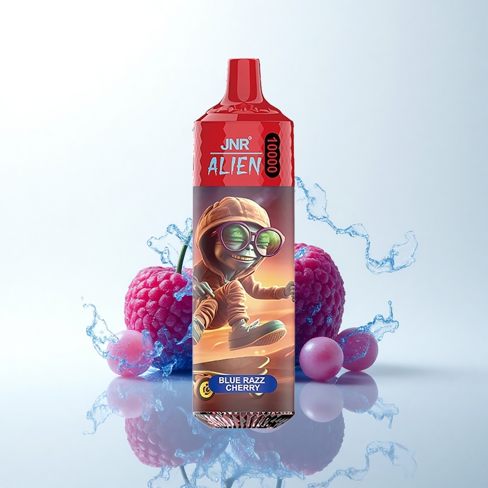 JNR Alien 10000 ブルーラズチェリー 850mAh RGBメッシュ