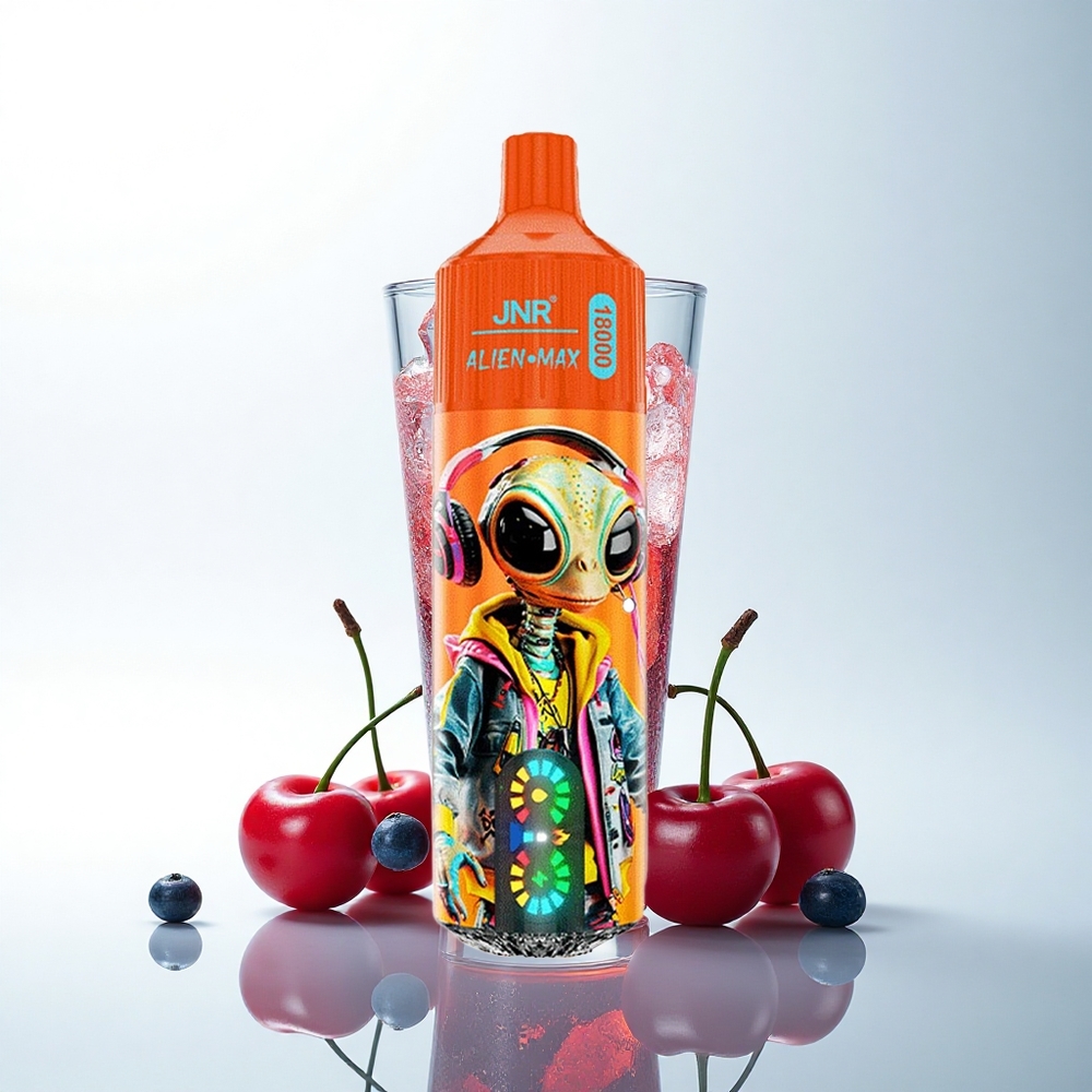 JNR Alien Max 18000 フジーチェリーコーラ デュアルメッシュコイル & デュアルコア