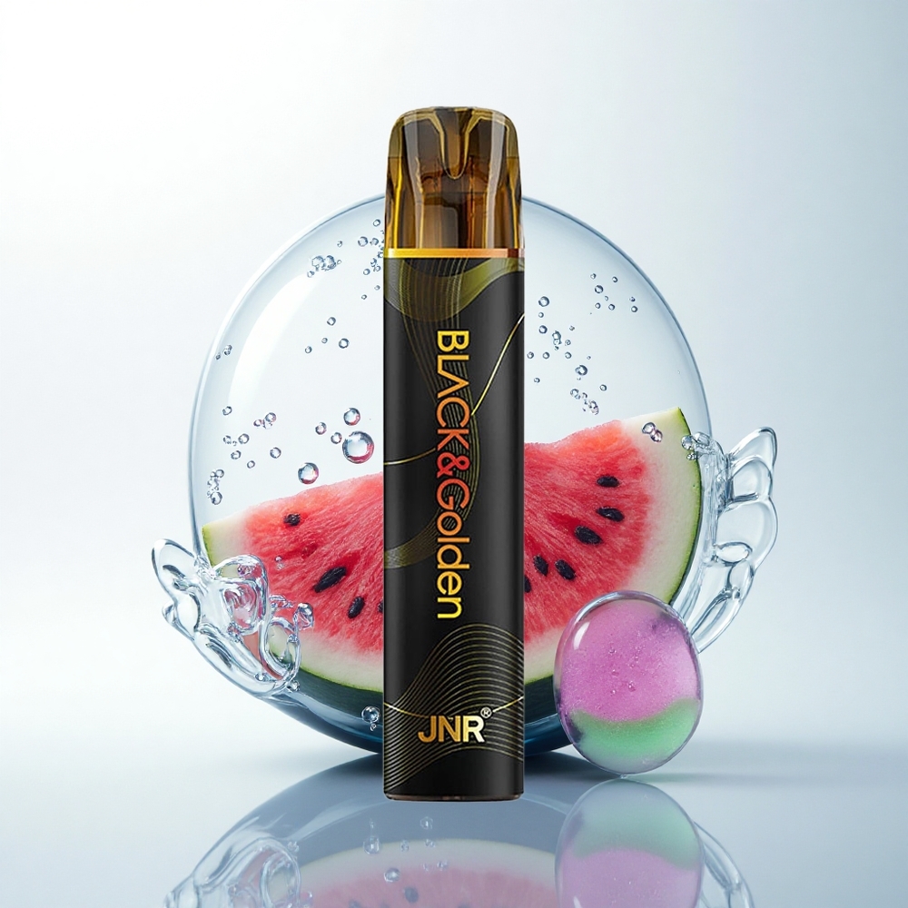 JNR Black&Golden 600+200 スイカバブルガム 800パフ 550mAh 2ml