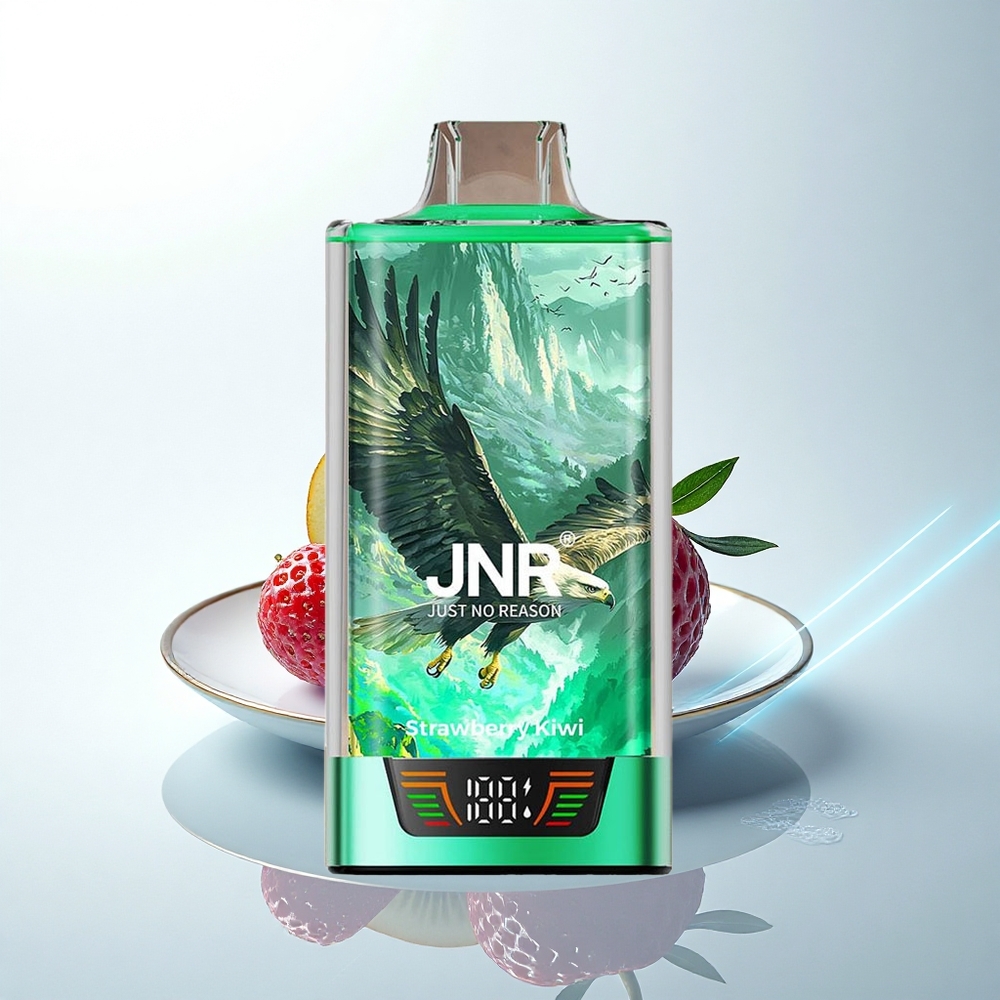 JNR Falcon Pro 28000 いちごキウイ デュアルメッシュ スマートディスプレイ 30ml