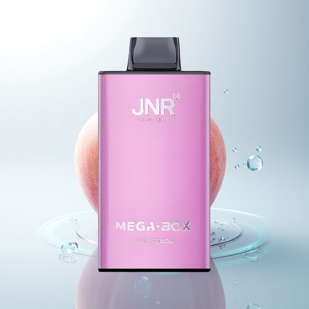 JNR Mega Box 25000 ジューシーピーチ デュアルメッシュ クイックチャージ 30ml