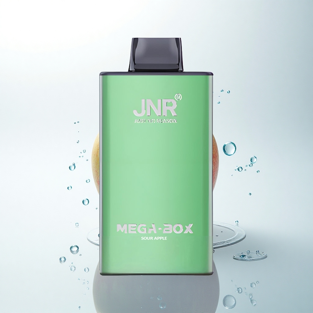 JNR Mega Box 25000 サワーアップル デュアルメッシュコイル 850mAh