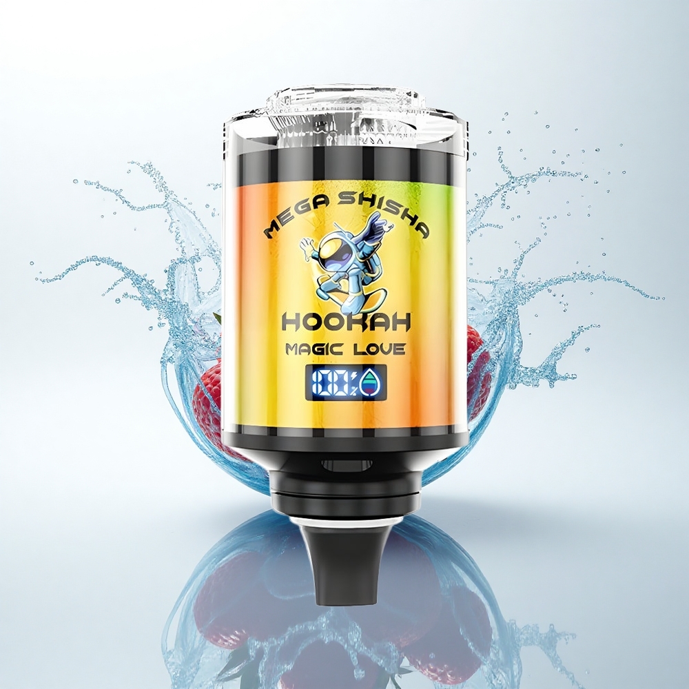 JNR Mega Shisha Hookah 100K 魔愛 2200mAh 60ml スマートスクリーン