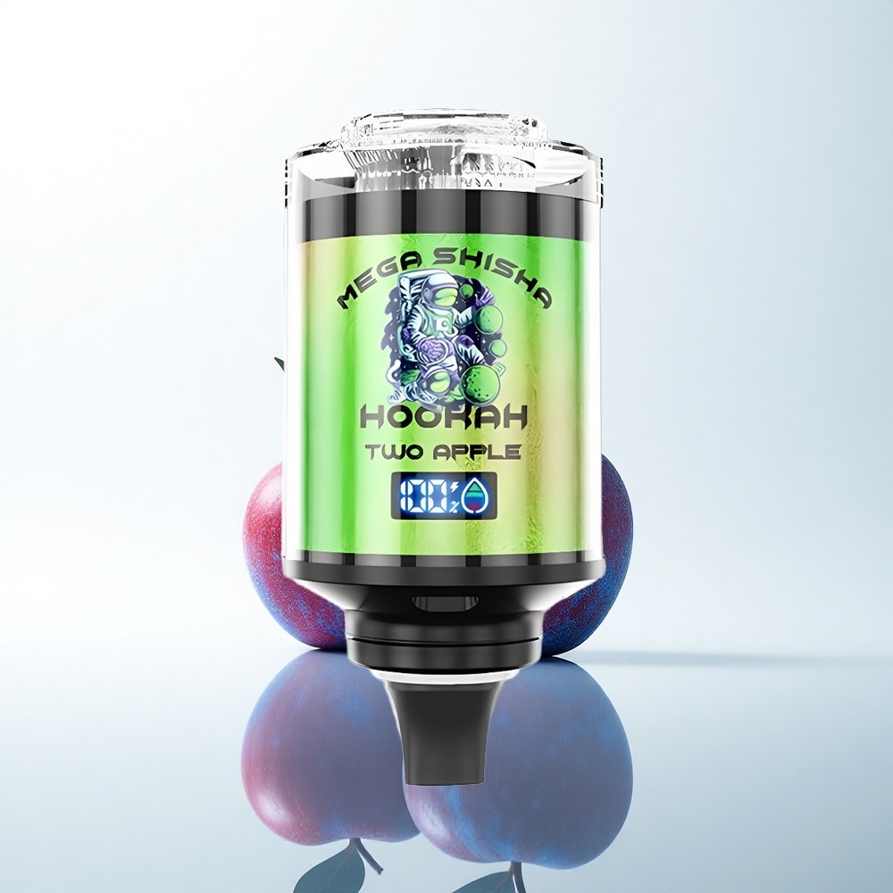 JNR Mega Shisha Hookah 100K 二つのりんご タイプC快充 2200mAh