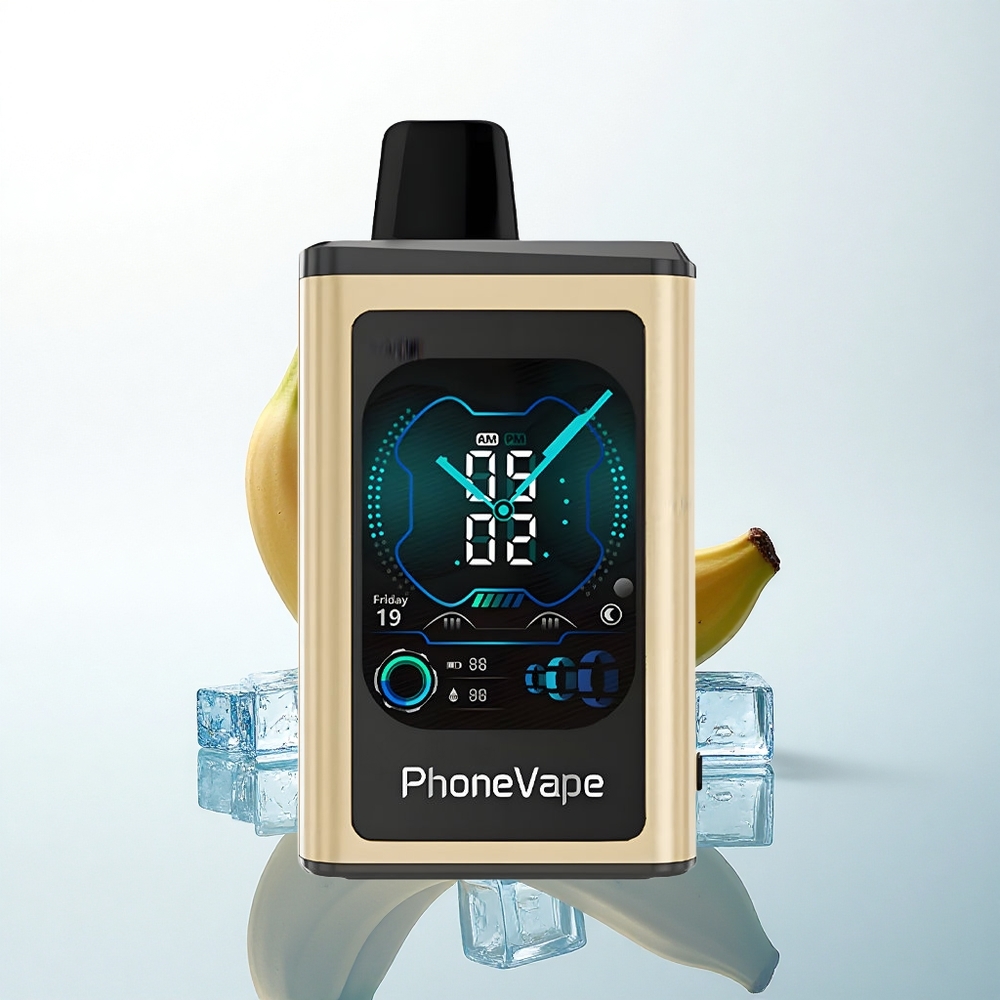 JNR PhoneVape 30000 バナナアイス ターボモード フルディスプレイ