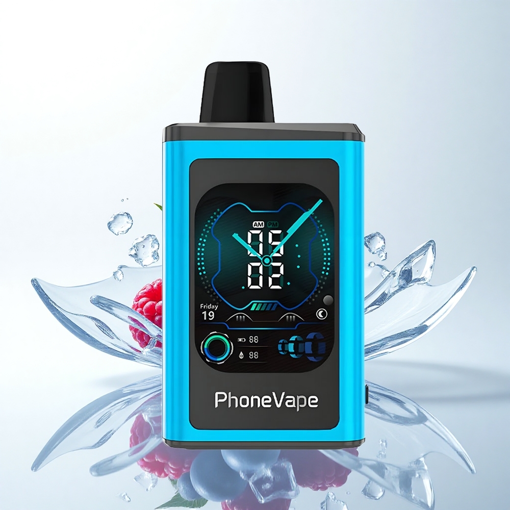 JNR PhoneVape 30000 ブルーラズアイス ターボモード フルディスプレイ