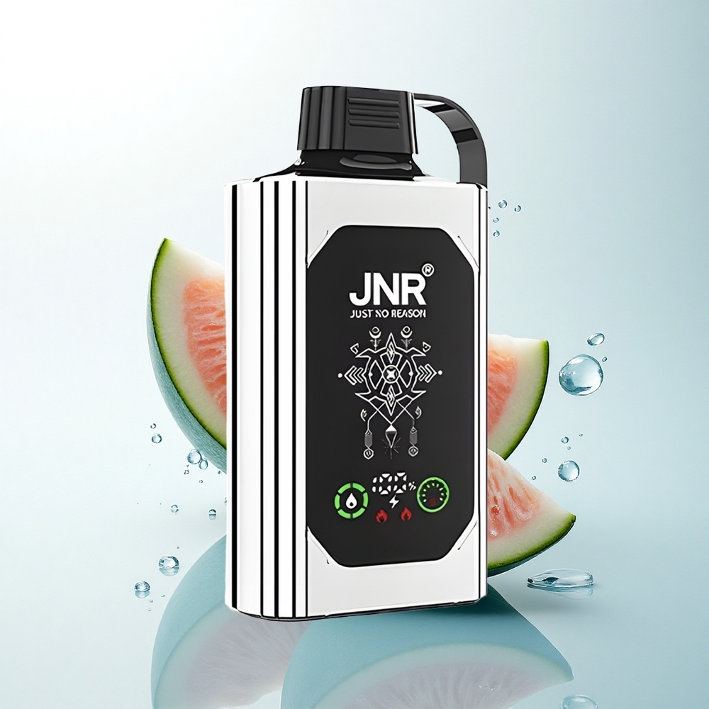 JNR Shisha Hookah Box 20500 ダブルメロンミント HDディスプレイ デュアルメッシュコイル