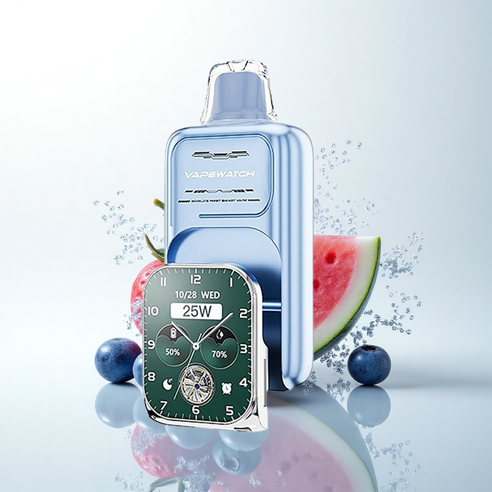 JNR VapeWatch 30000 ブルーベリーウォーターメロン デュアルメッシュコイル 1000mAh