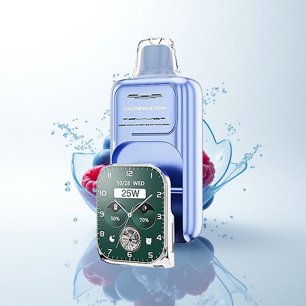 JNR VapeWatch 30000 ブルーラズアイス デュアルメッシュコイル 19mL
