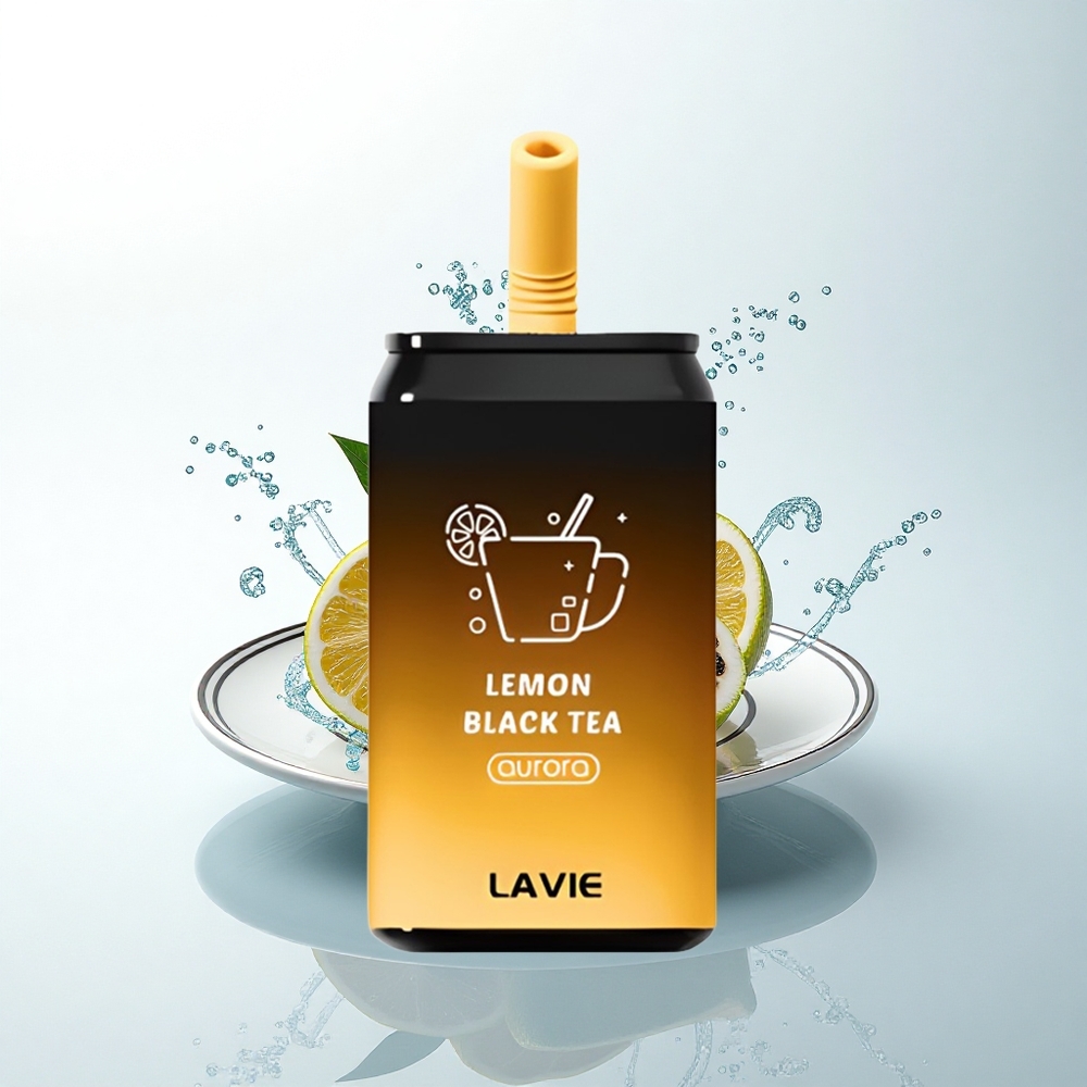 Lavie Aurora 11000 Puffs レモンブラックティー 22ML 650mAh