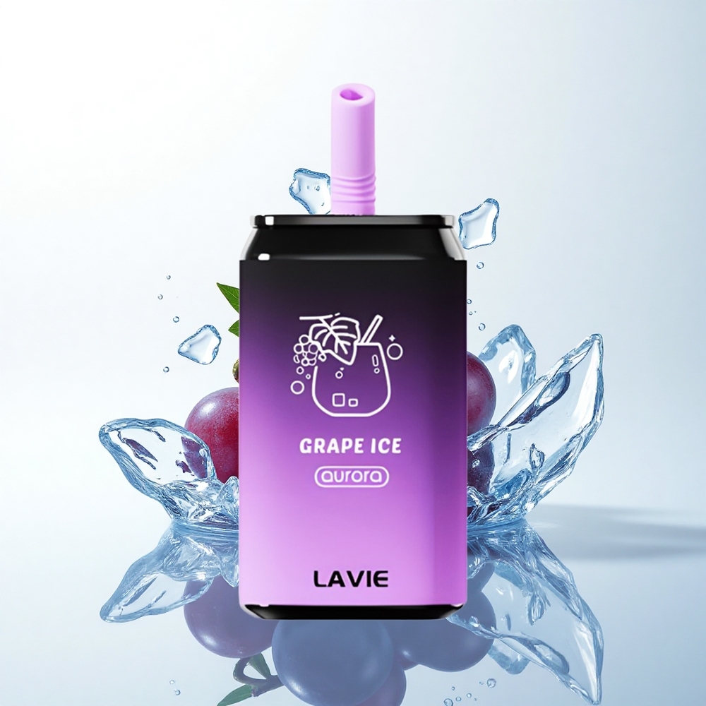 Lavie Aurora 11000 Puffs グレープアイス650mAh