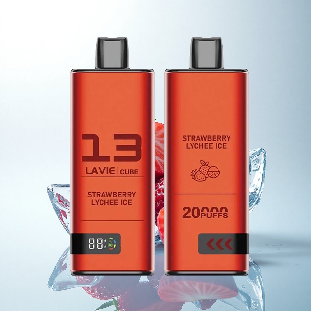 Lavie Cube 20000 Puffs 苺ライチアイス 28ml 5%