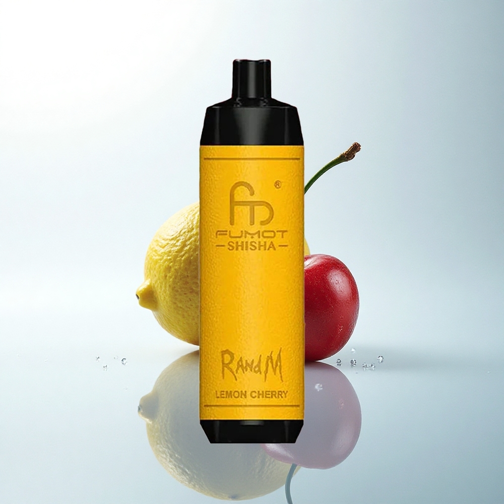 RandM Fumot Shisha 10000 Puffs レモンチェリーLEDメッシュ