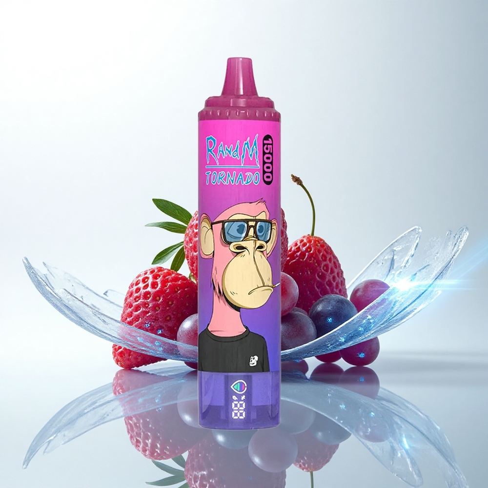 RandM Fumot Tornado 15000 Puffs いちごぶどうメッシュ15000