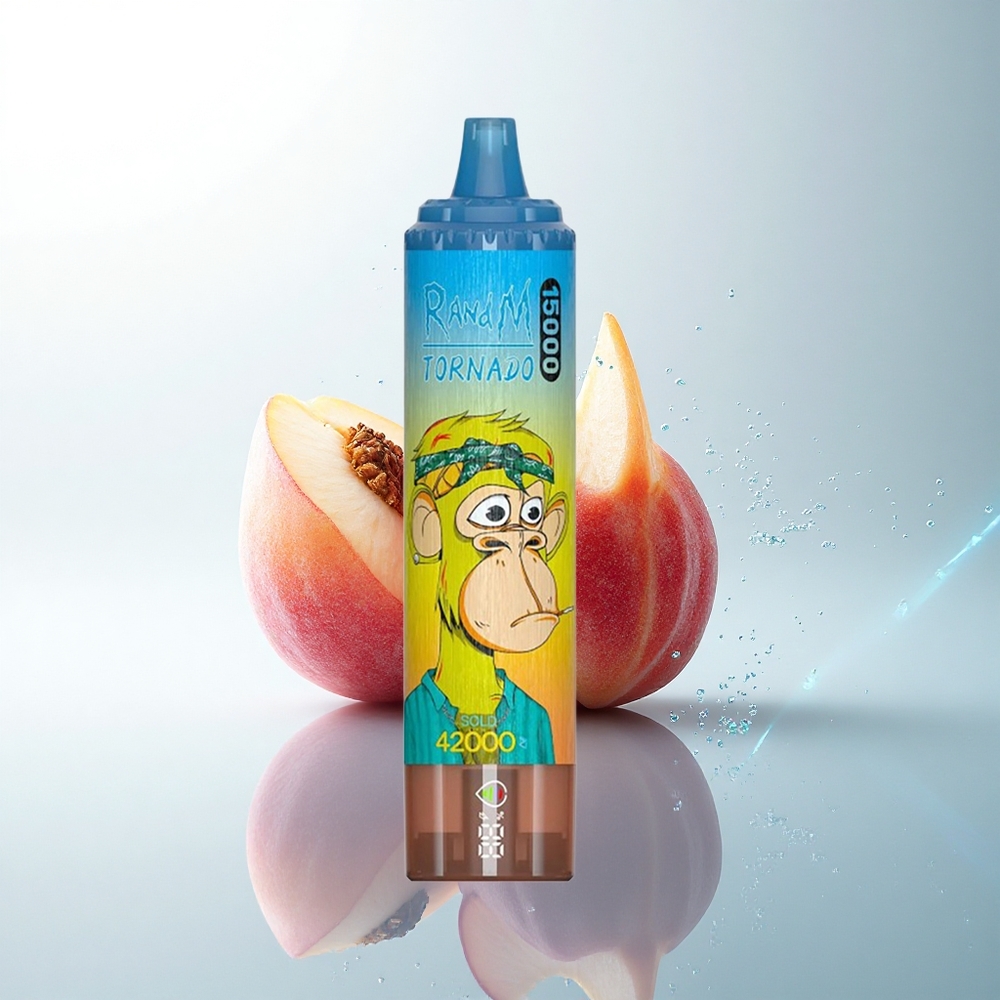 RandM Fumot Tornado 15000 Puffs 桃マンゴー 25ml メッシュコイル