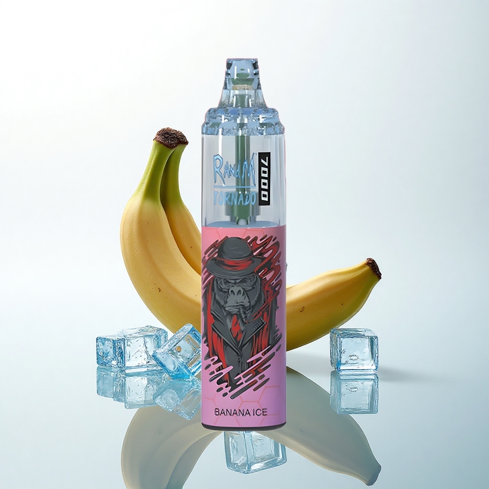 RandM Fumot Tornado 7000 Puffs バナナアイスメッシュ14