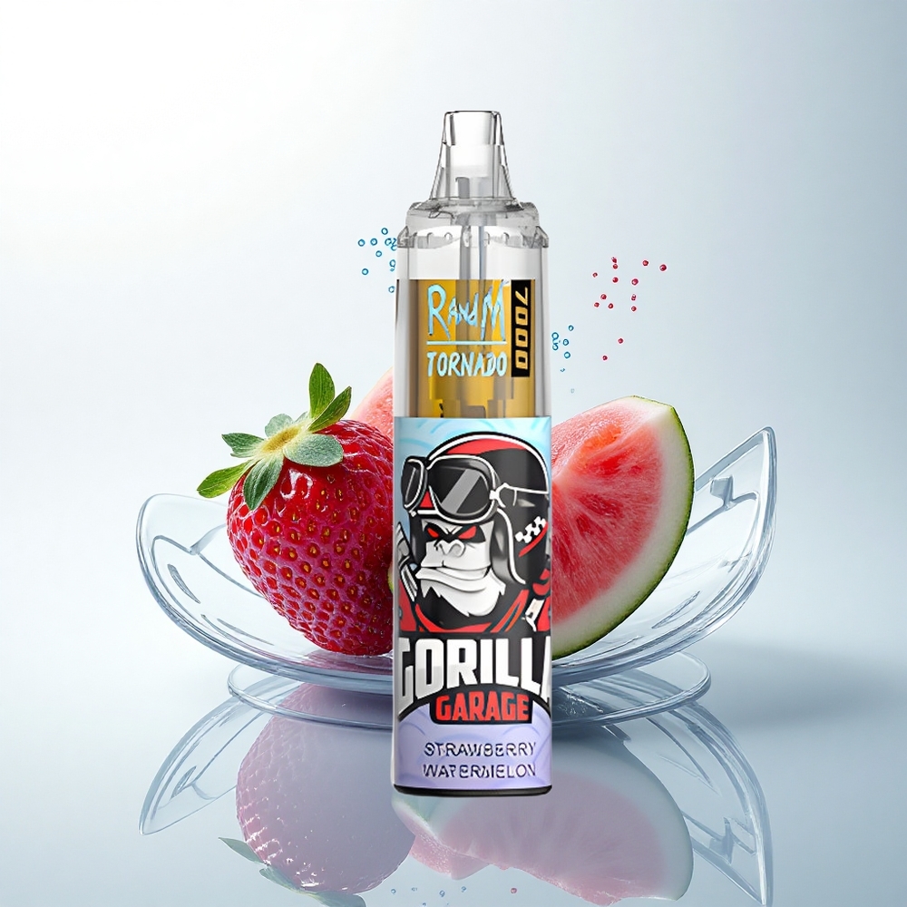 RandM Fumot Tornado 7000 Puffs いちごスイカメッシュコイル14ml