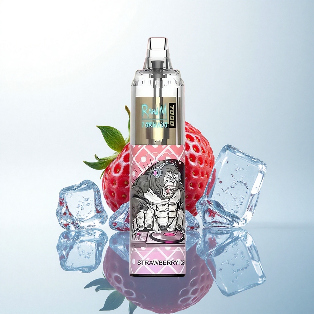 RandM Fumot Tornado 7000 Puffs 苺アイス メッシュコイル 14ml