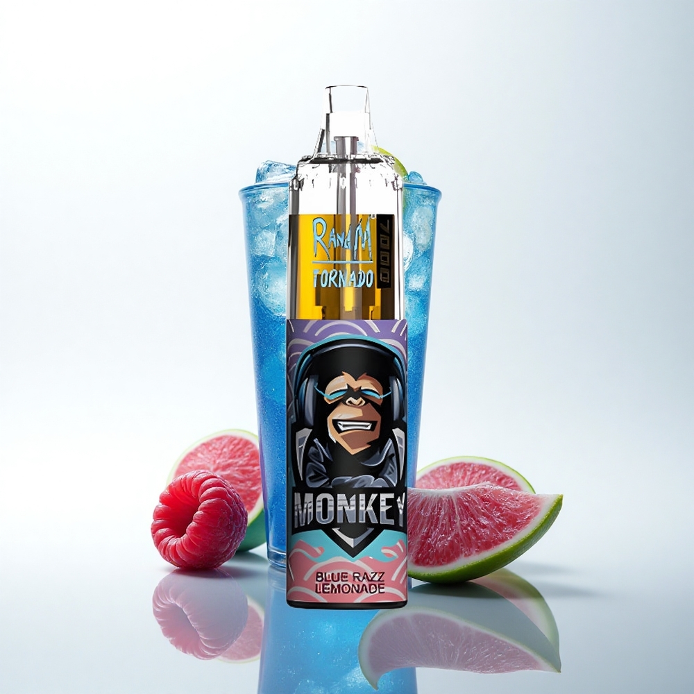 RandM Fumot Tornado 7000 Puffs ブルーレモネードメッシュ