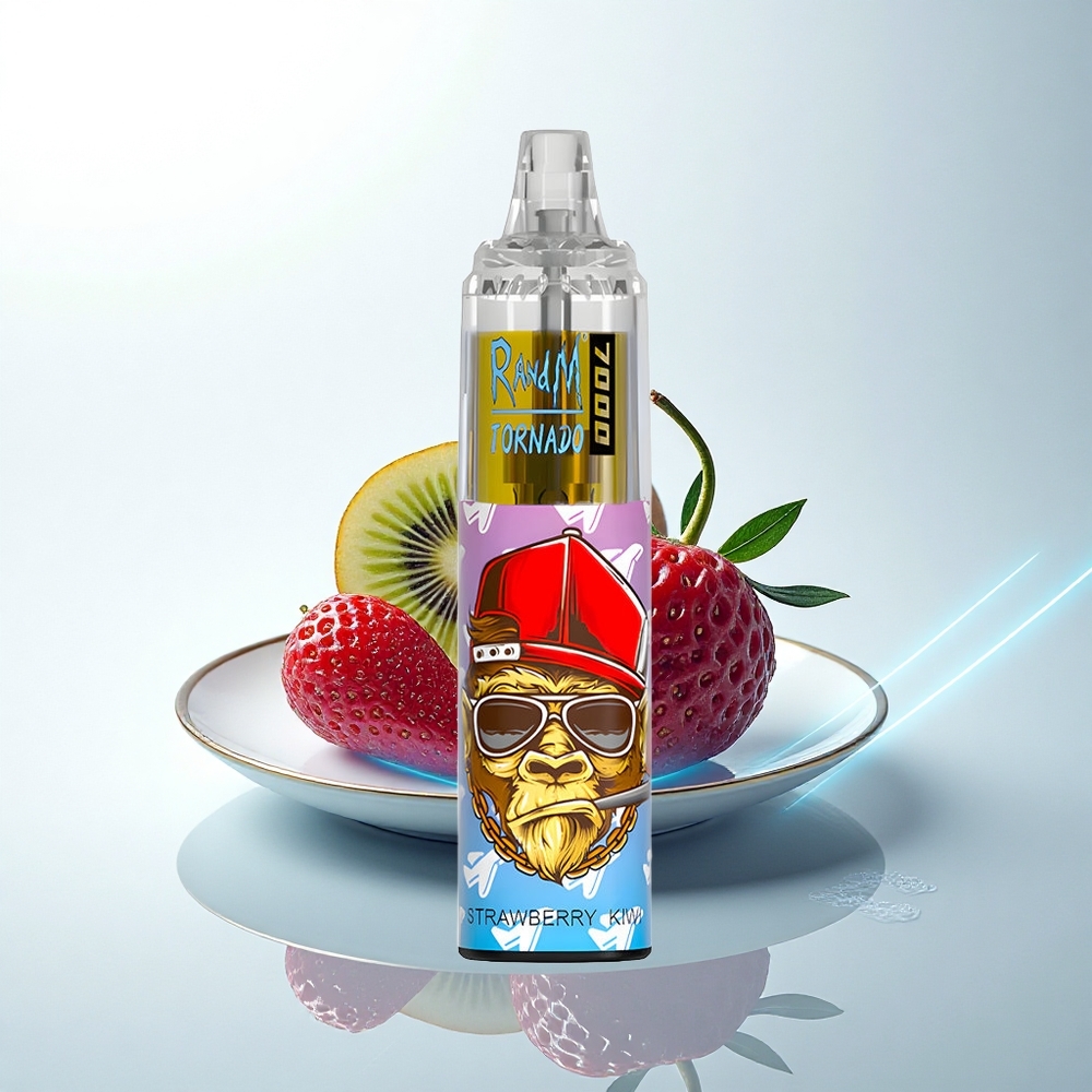 RandM Fumot Tornado 7000 Puffs いちごキウイメッシュコイル