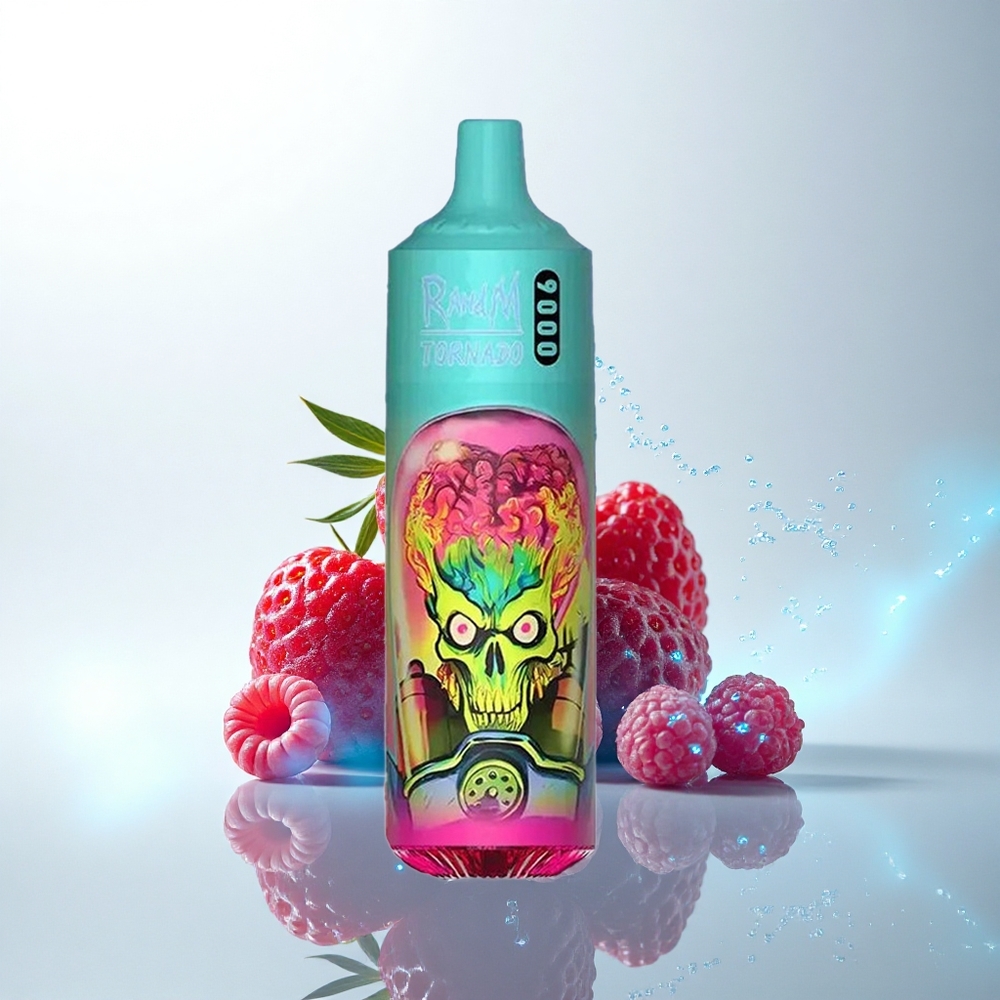 RandM Fumot Tornado 9000 Puffs いちごラズベリー メッシュコイル 18mL