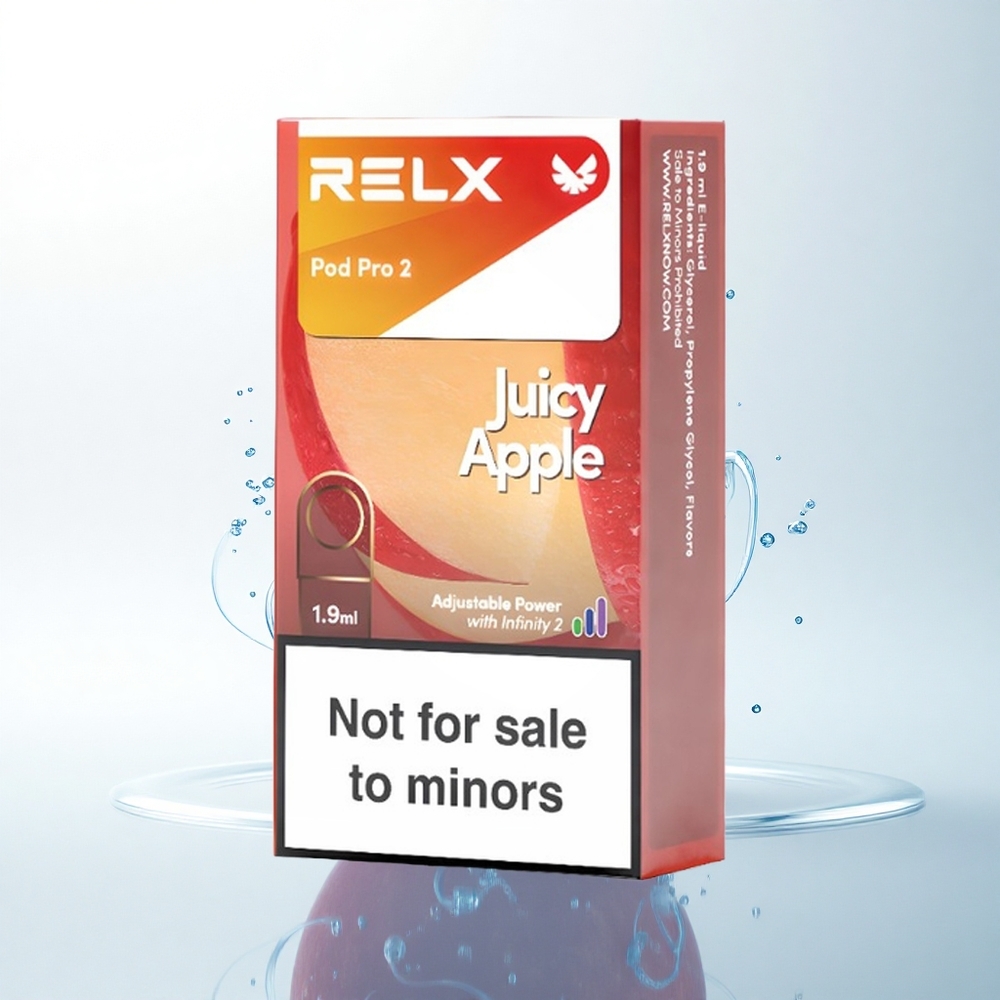 Relx Pod Pro 2 Vape Device ジューシーアップル0mg/ml 1.9ml 3モード