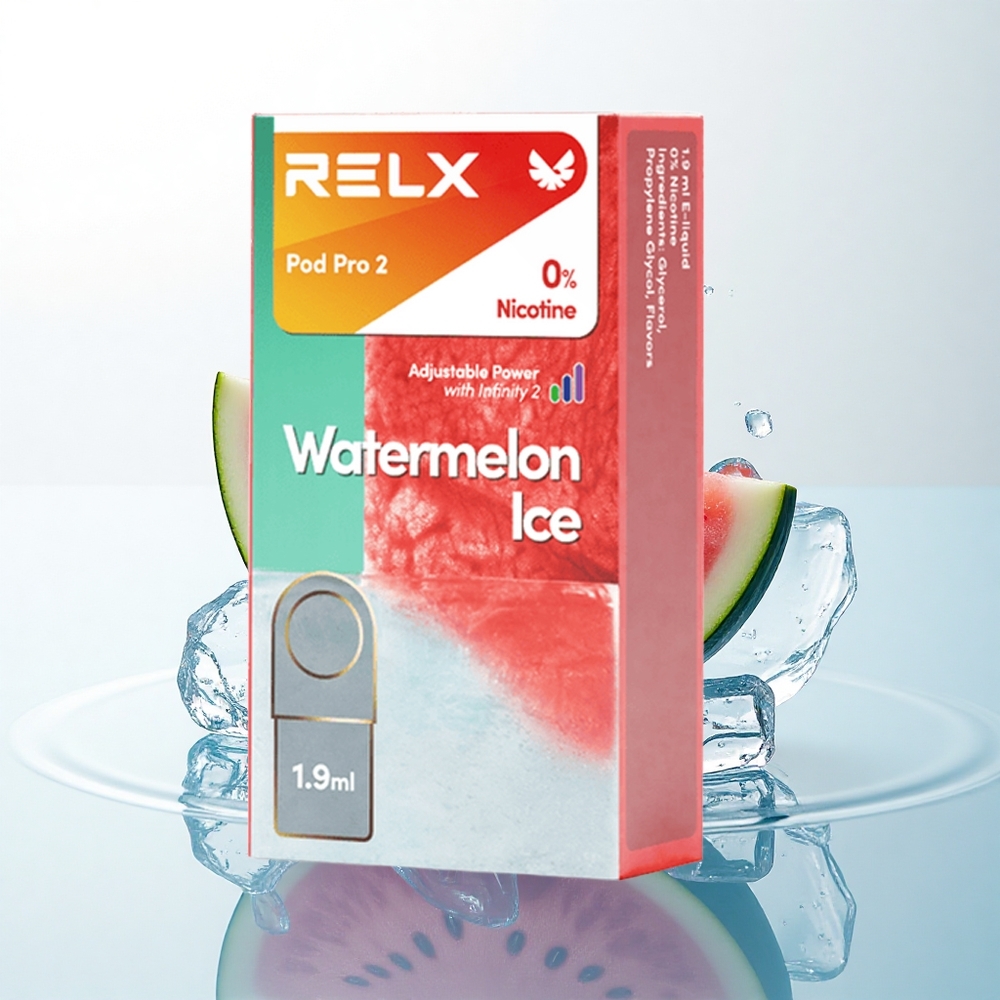 Relx Pod Pro 2 Vape Device スイカアイス 0mg/ml 1.9ml 3モード