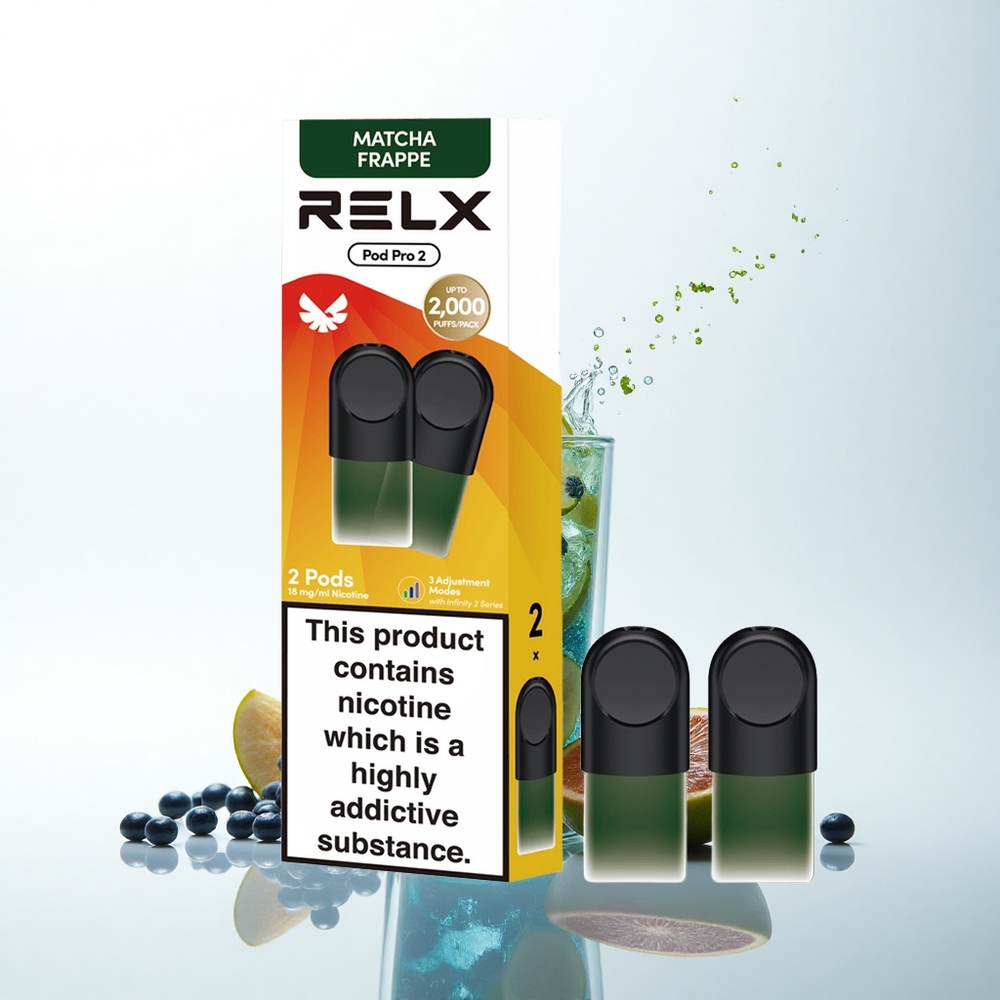 Relx Pod Pro 2 Vape Device 抹茶フラッペティー 1.9ml 3モード