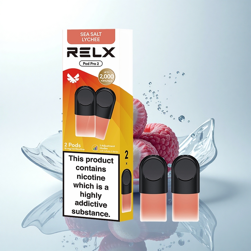 Relx Pod Pro 2 Vape Device 海塩ライチ 1.9ml 3電圧調整