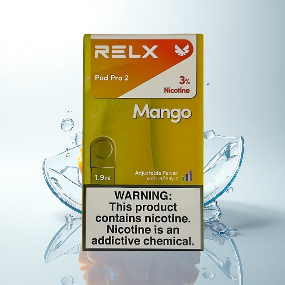 Relx Pod Pro 2 Vape Device マンゴーアイス 30mg/ml 1.9ml 3モード