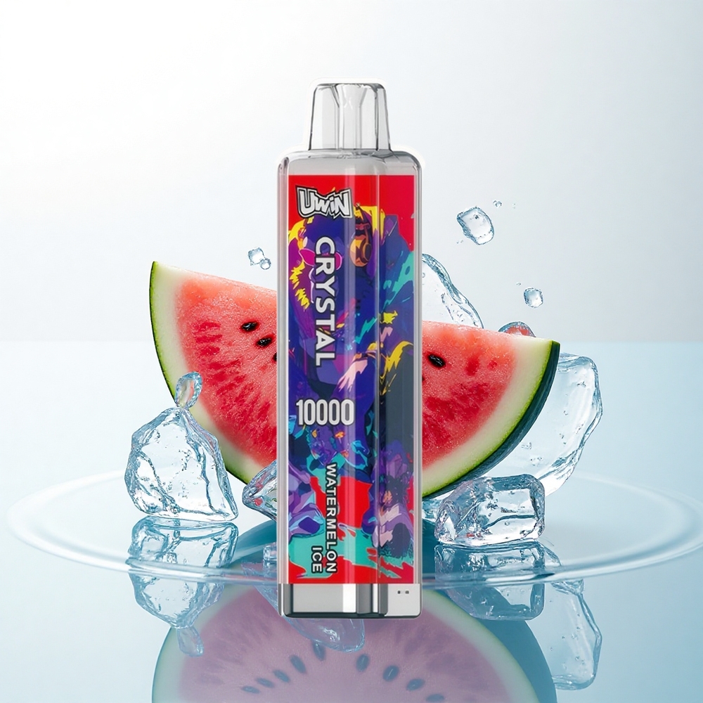 Uwin Crystal 10000 Puffs スイカアイス RGB 0.8オームメッシュ 18ml