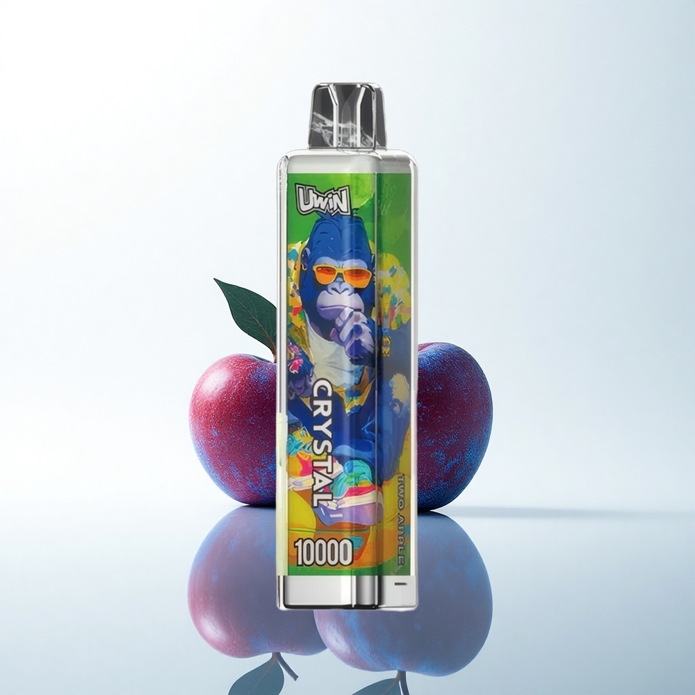 Uwin Crystal 10000 Puffs ツーアップル RGB 18ml