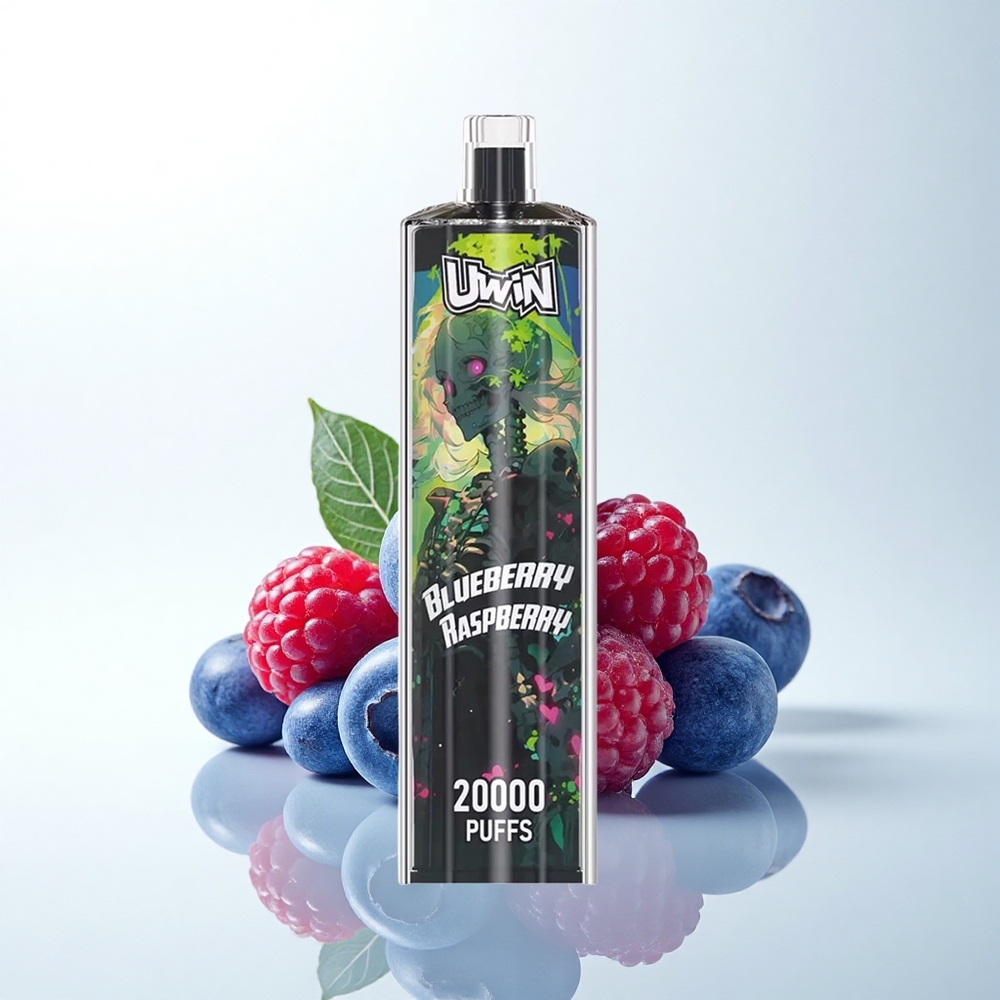 Uwin Shisha Hookah Crystal 20000 Puffs ブルーベリーレーズベリー 22ml メッシュコイル タイプC
