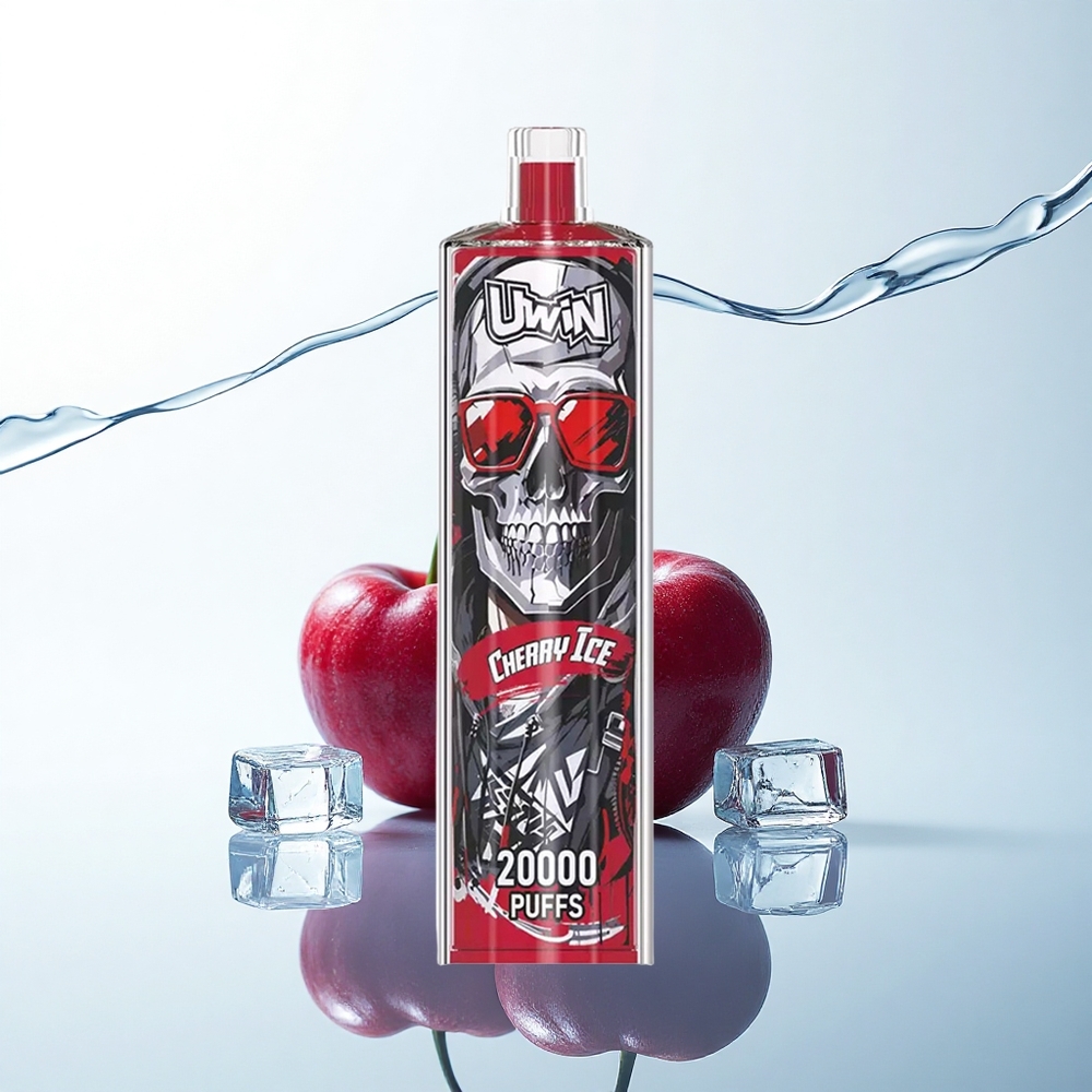 Uwin Shisha Hookah Crystal 20000 Puffs チェリーアイス 22ml メッシュコイル Type-C