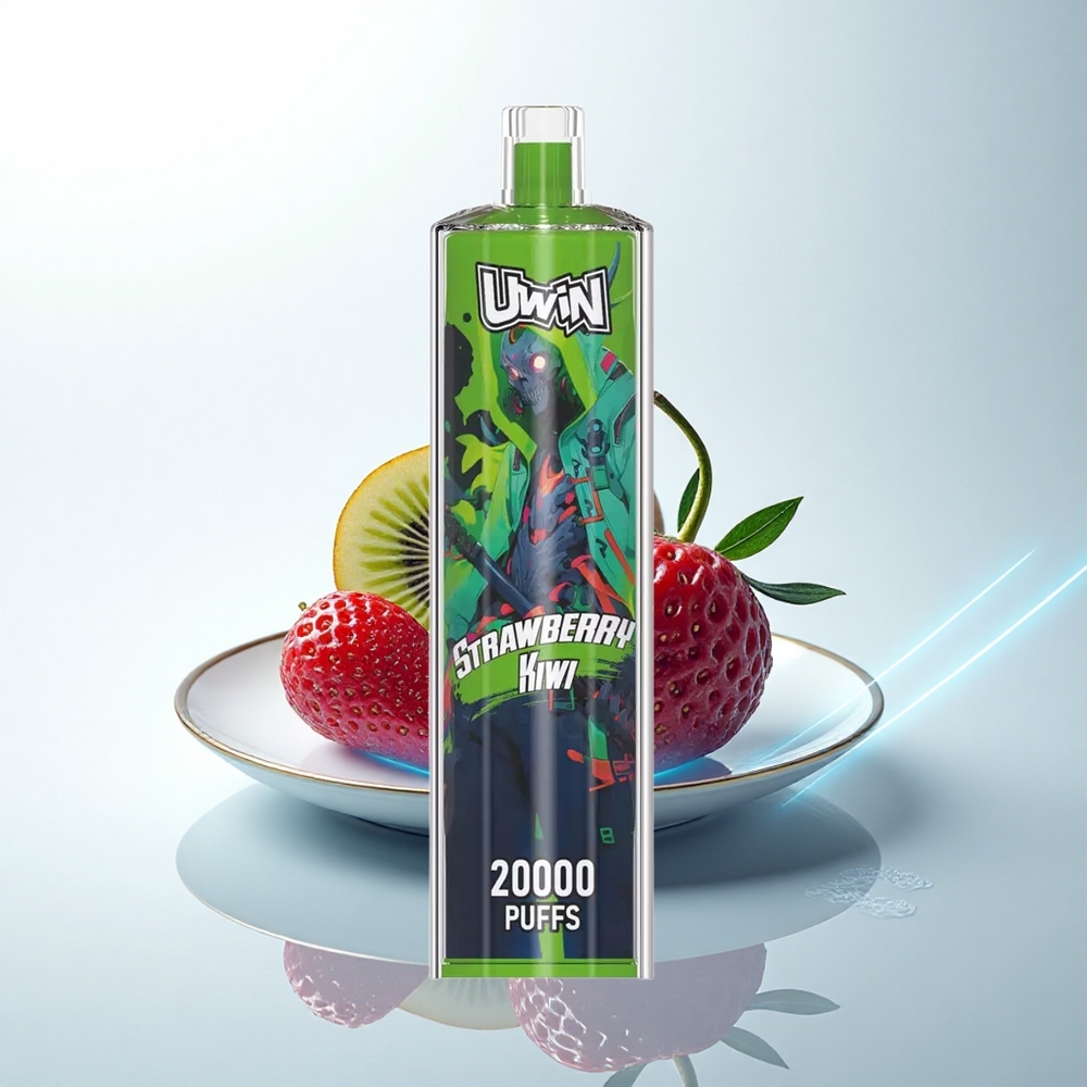Uwin Shisha Hookah Crystal 20000 Puffs ストロベリーキウイメッシュコイル